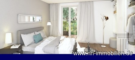 Blick in das Schlafzimmer - Visualisierung Blick in das Schlafzimmer - Visualisierung