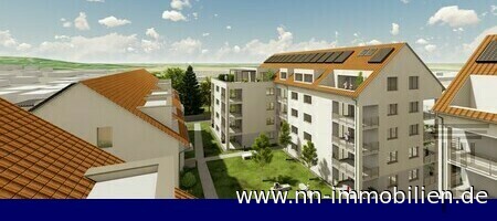 Gebudeansicht - Haus 4 re - Innenhof - visualisiert