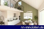 Innenansicht - Wohn-/Essbereich mit Empore - visualisiert 