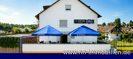 Gepflegte Gastronomie mit sonniger Terrasse - visualisiert