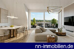 gro�z�giger Wohn-/Essbereich mit Zugang zur Dachterrasse - visualisiert